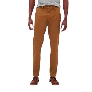 Gap Essential Khaki Slim Brown Cotton Normcore Blokecore men's 30 x 30